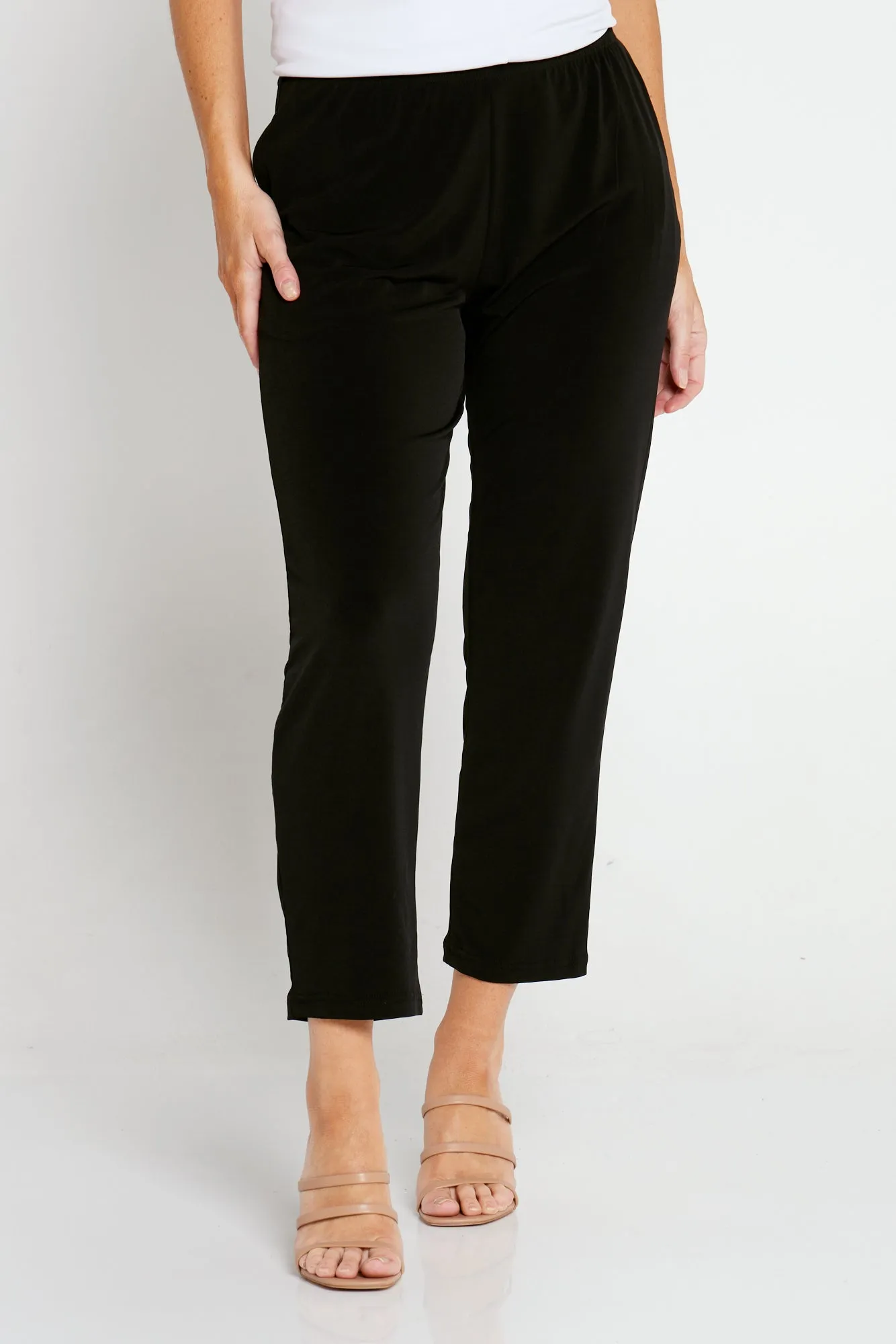 Gianna Pocket Pants Petite - Black