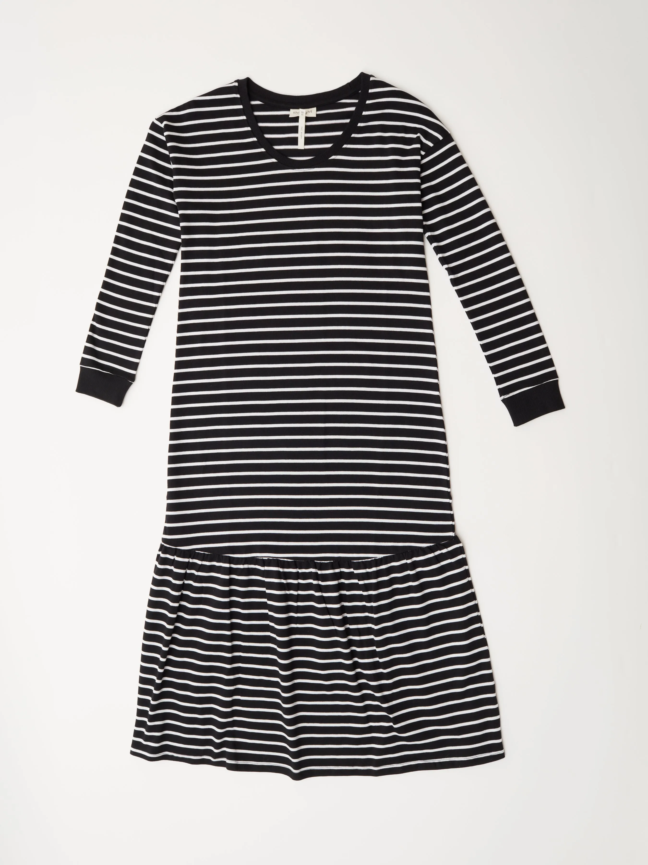 Gianna Striped Cotton Midi Dress