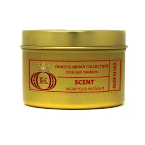 Gold Tin 3oz Soy Candle