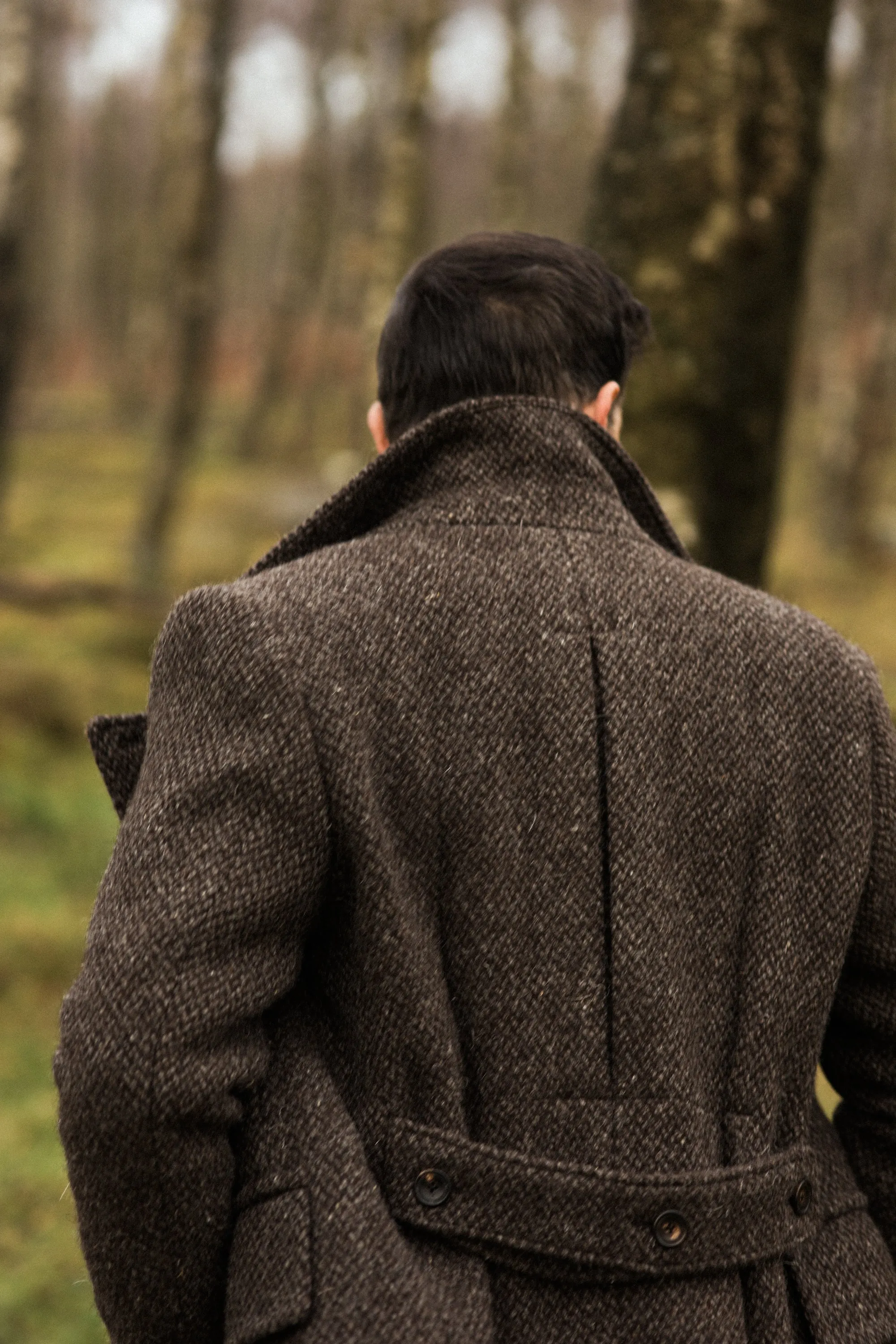 Greatcoat in Brown Barlycorn