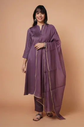 Heather Modal Kurta Set of 3