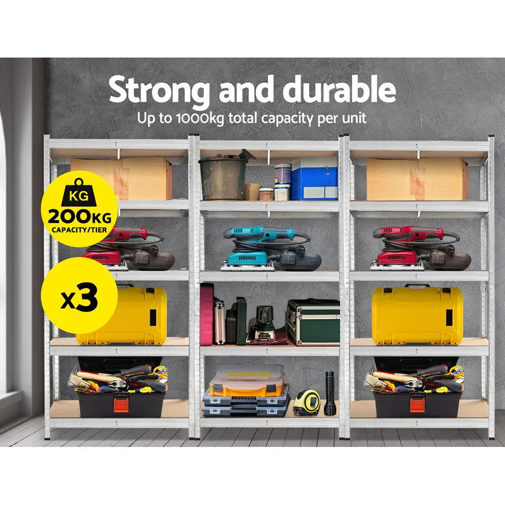 Heavy-Duty Adjustable 3x1.8M Metal Storage Shelves, Giantz