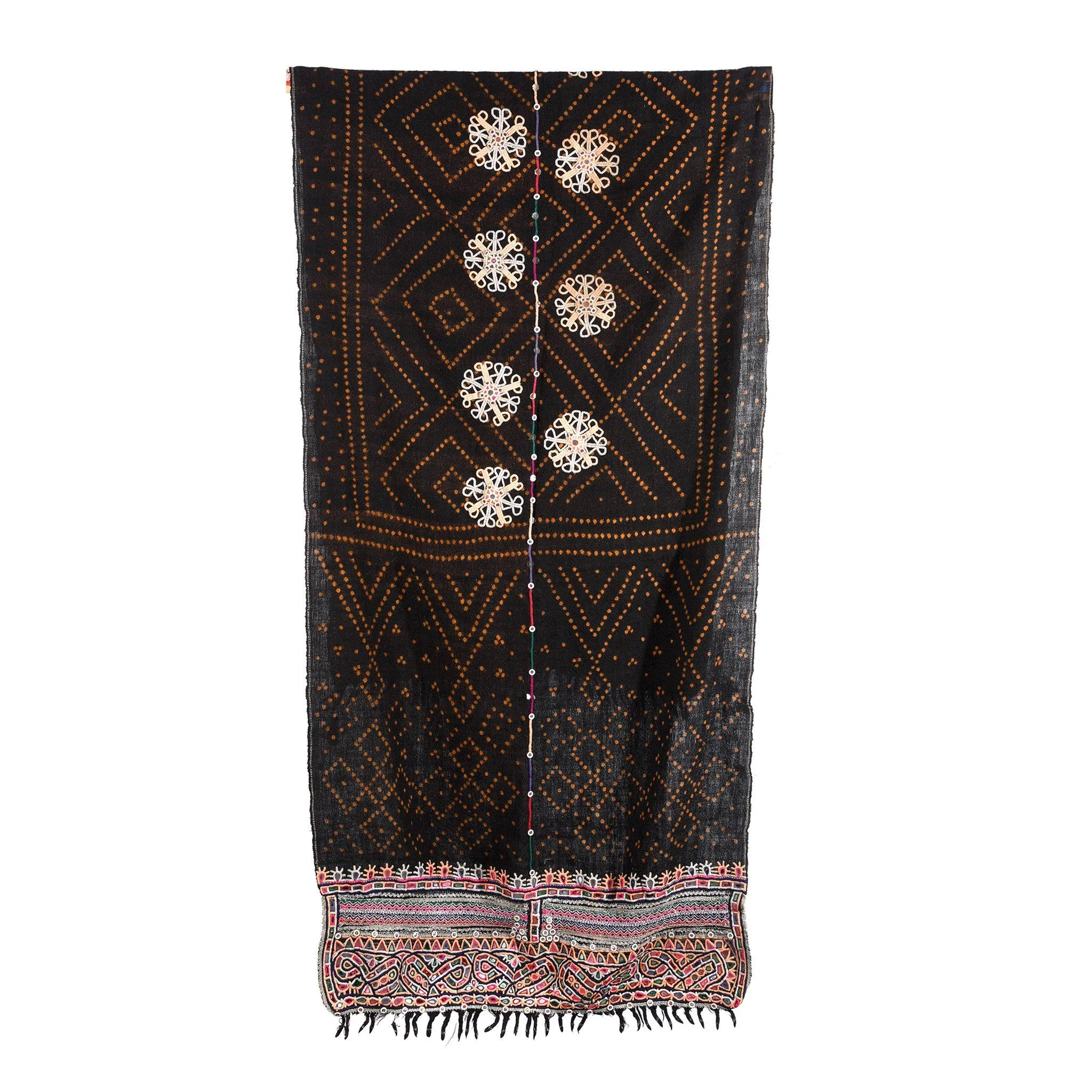 Indian Rabari Tribe Woolen Shawl - Ca 80 yrs old