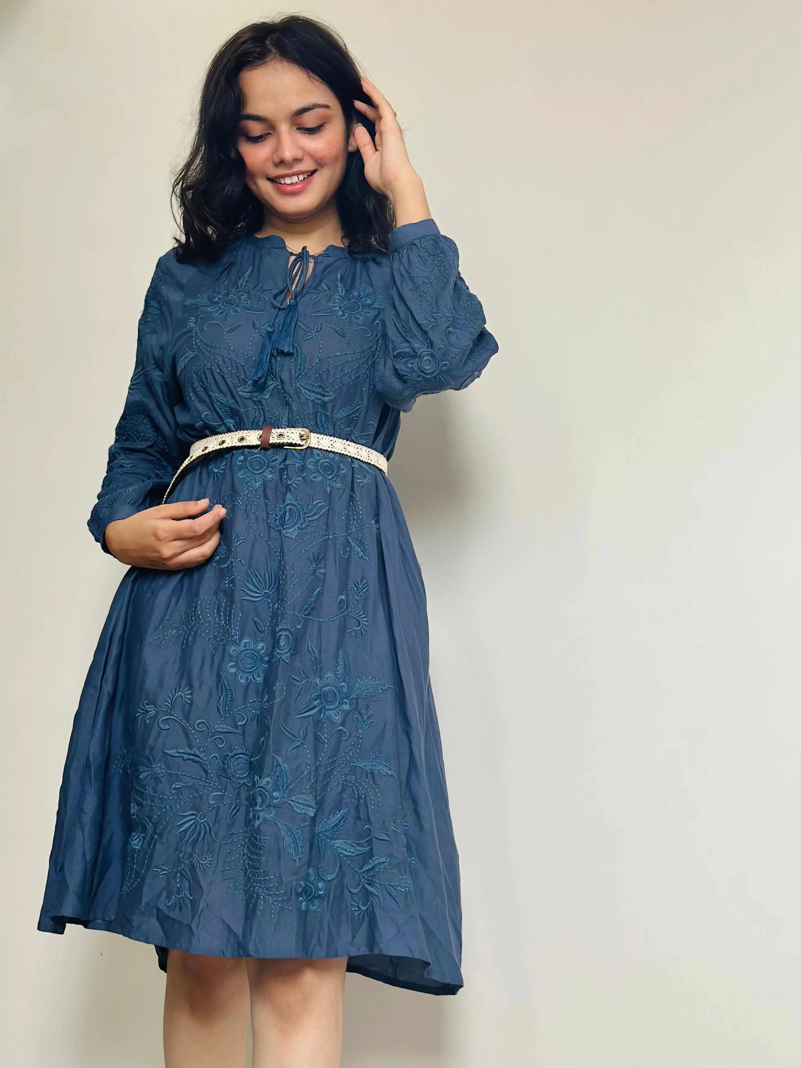 INDIGO HANDCRAFTED DRESS