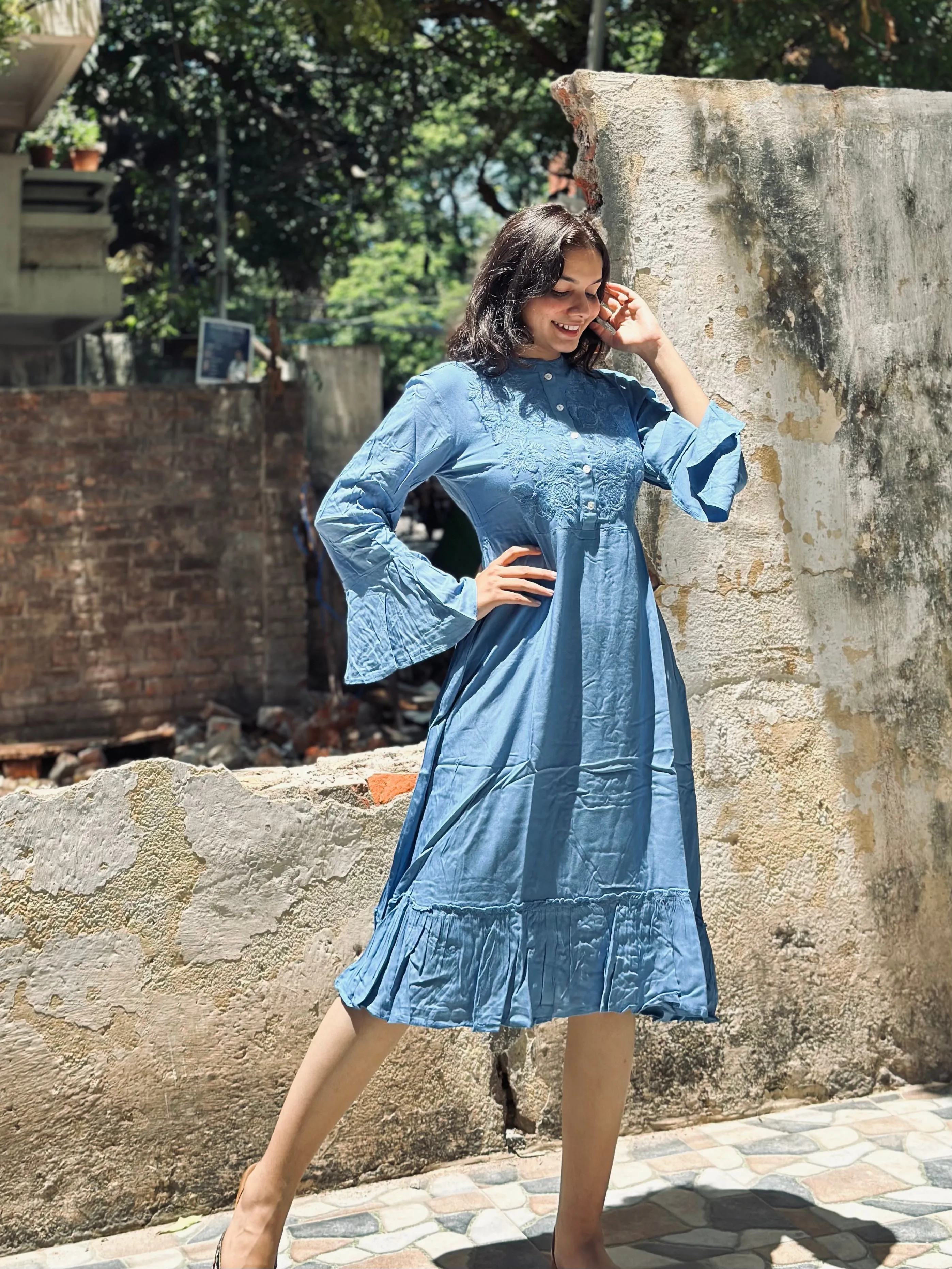 INDIGO HANDCRAFTED DRESS