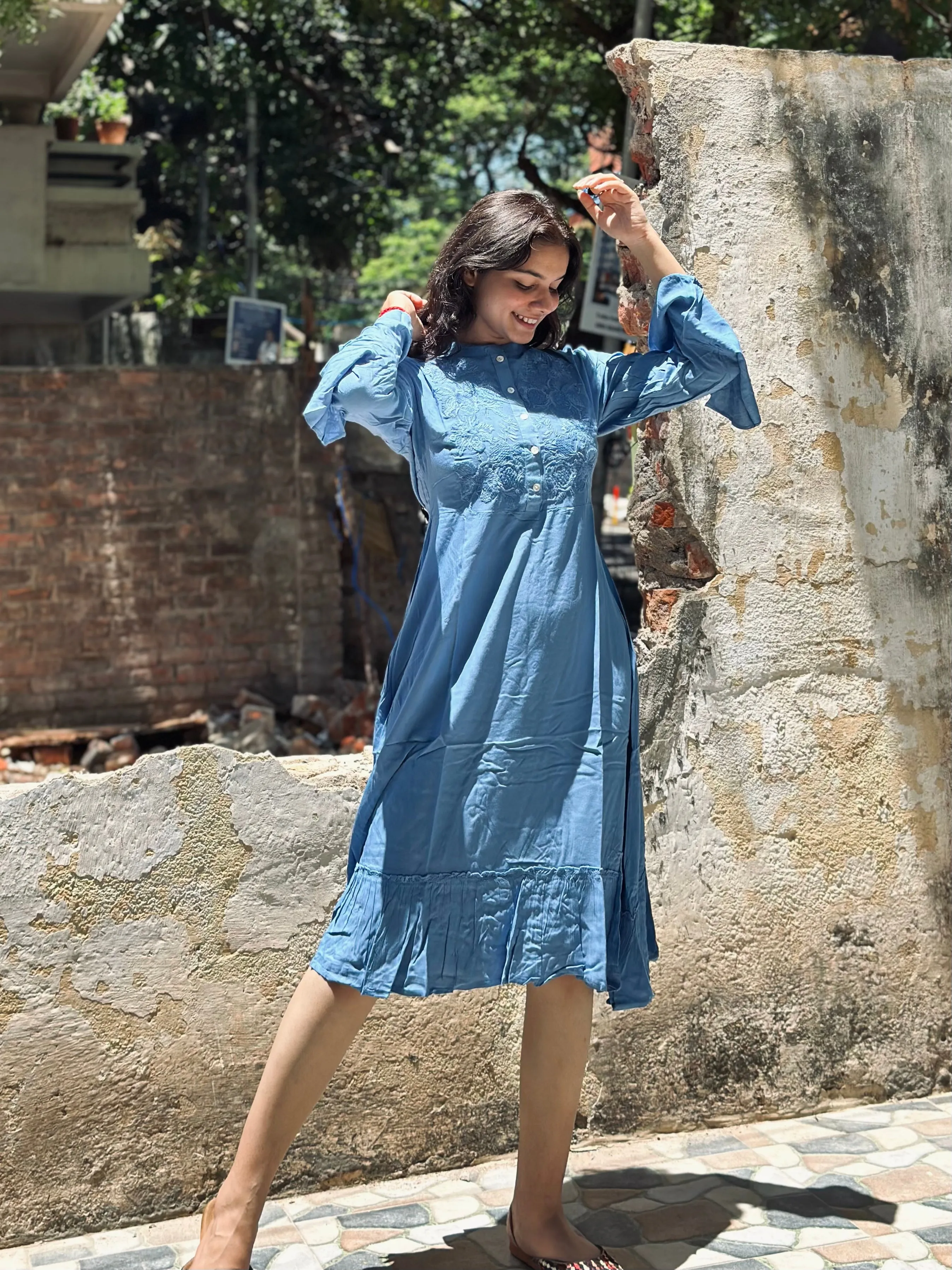 INDIGO HANDCRAFTED DRESS