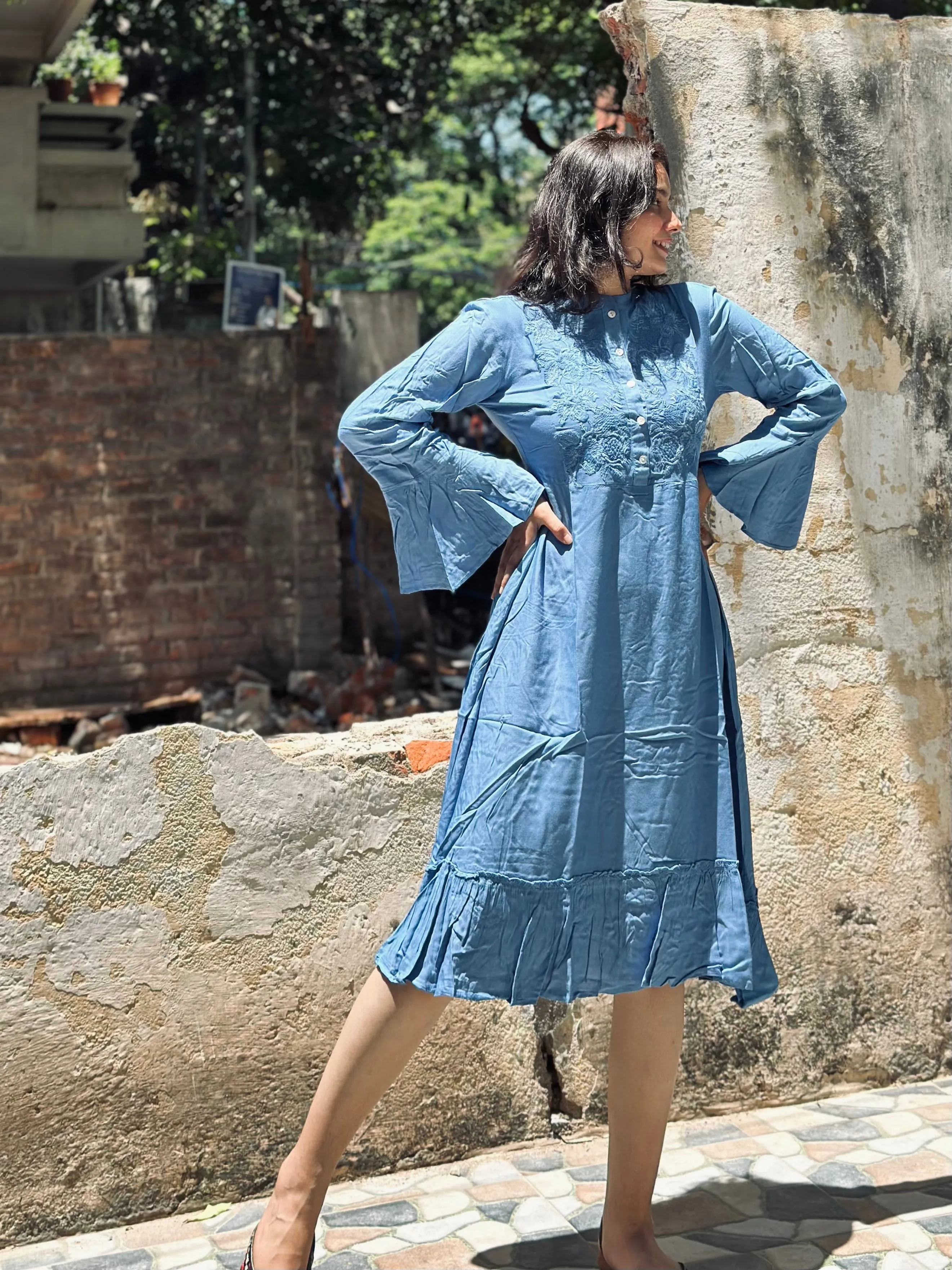 INDIGO HANDCRAFTED DRESS