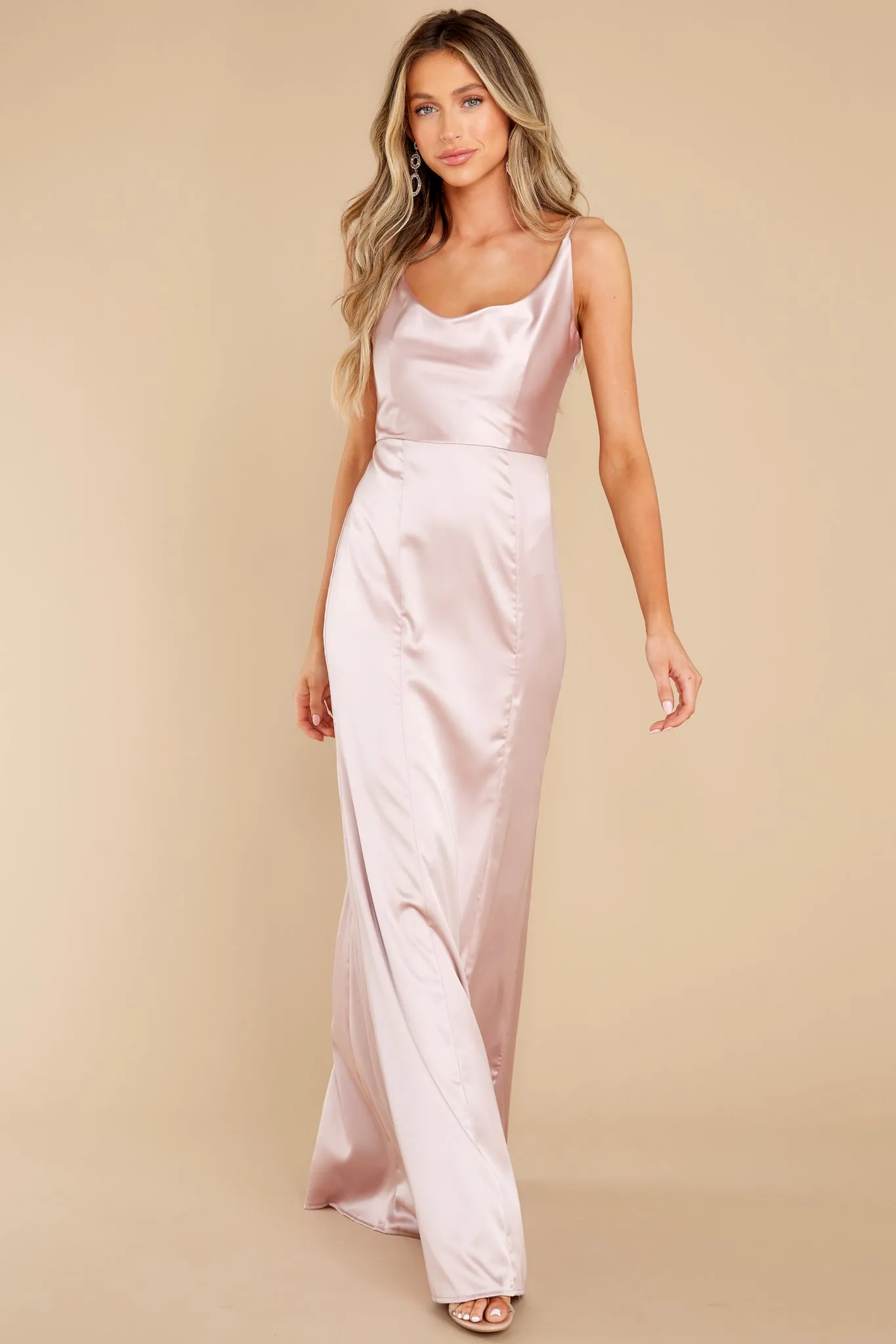 Inner Radiance Blush Pink Maxi Dress