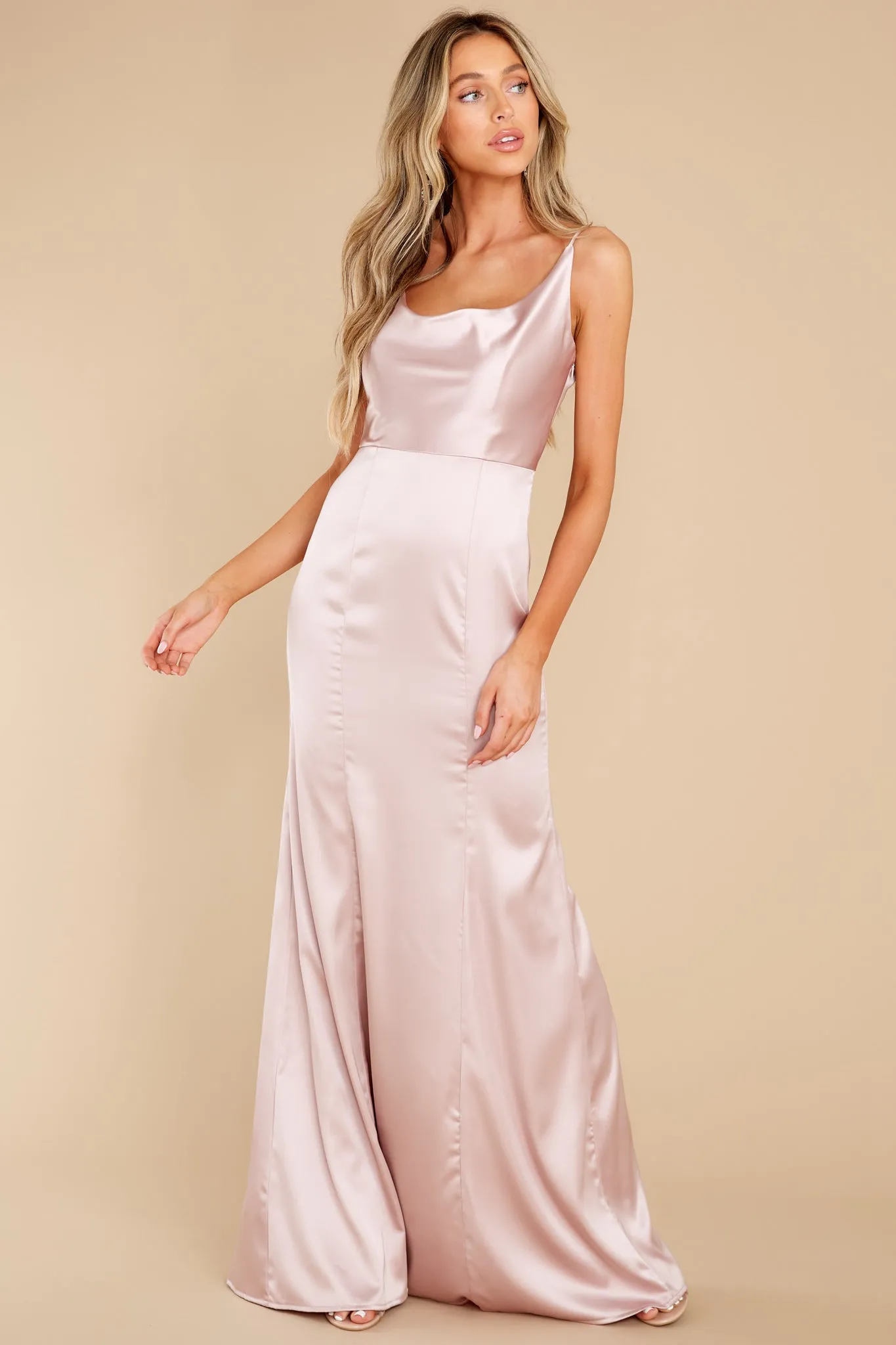 Inner Radiance Blush Pink Maxi Dress