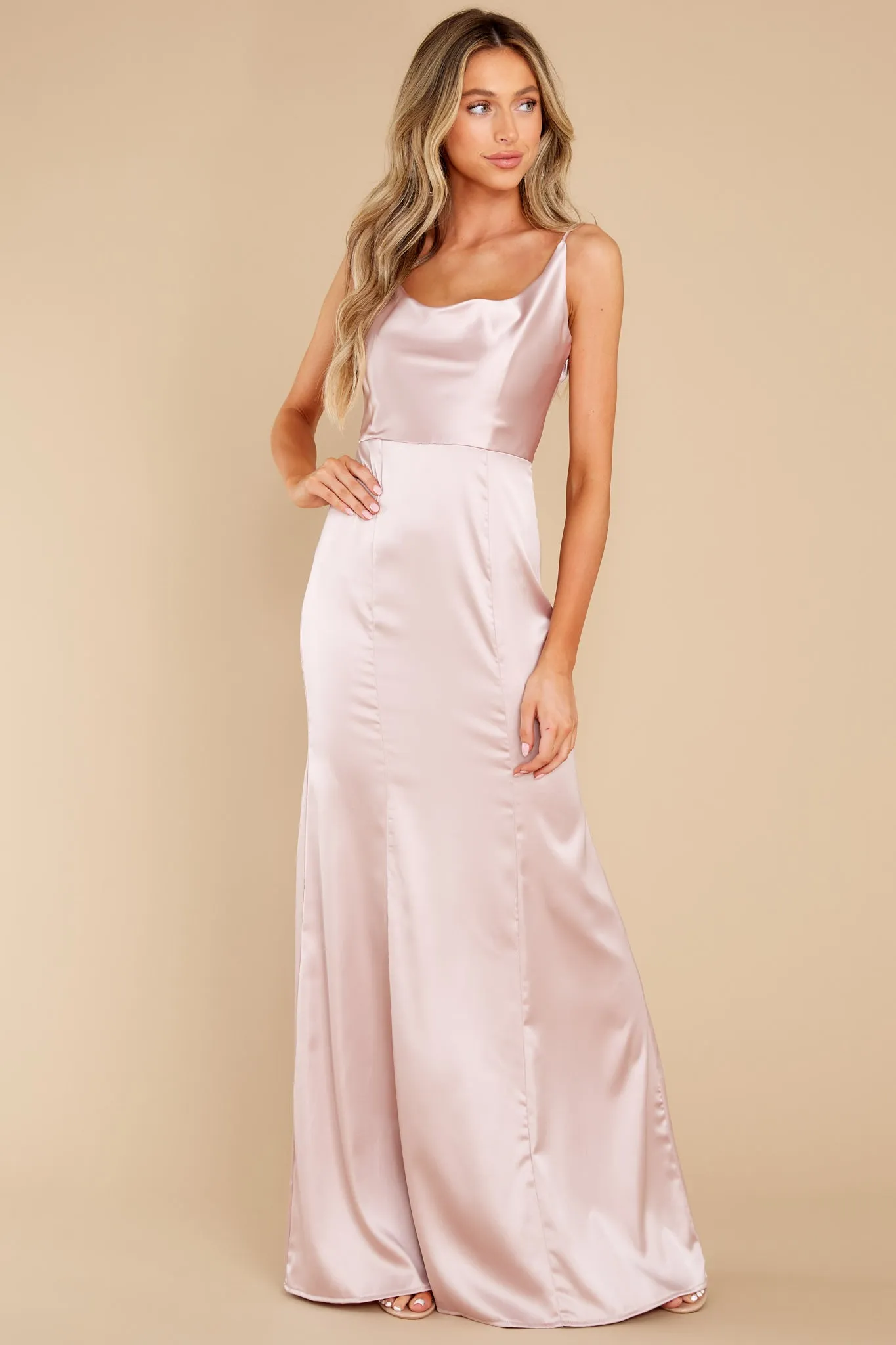 Inner Radiance Blush Pink Maxi Dress