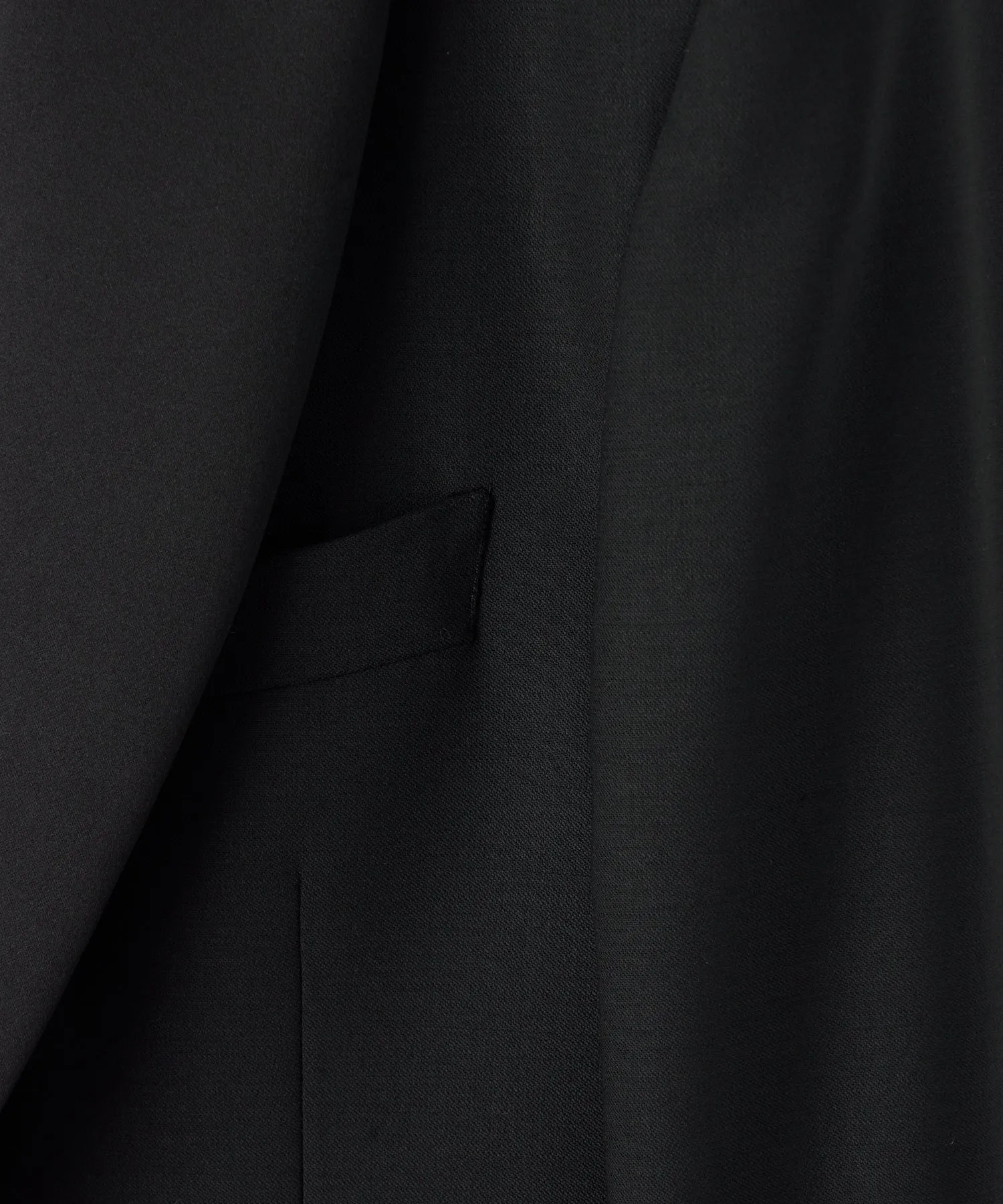 Italian Shawl Collar Tuxedo Jacket in Black