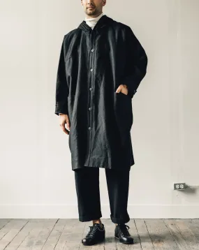 Jan-Jan Van Essche Parka #5, Jet Black Washi Drill