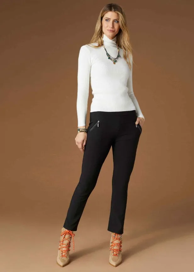 Jasmine Zip Pocket Flare Legging