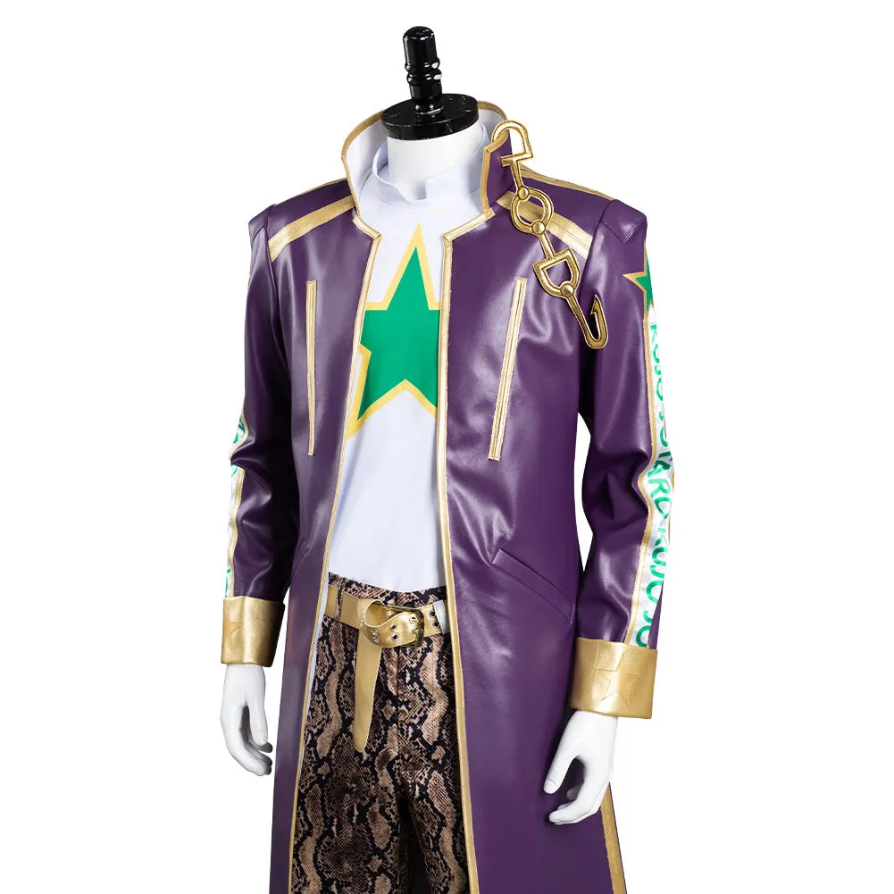 JJBA Jotaro Pants Coat Outfits Halloween Carnival Suit Cosplay Costume