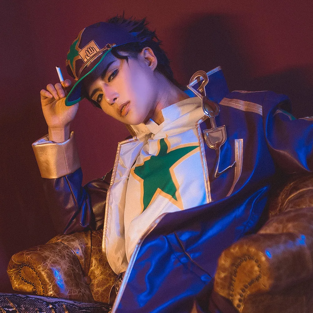 JJBA Jotaro Pants Coat Outfits Halloween Carnival Suit Cosplay Costume