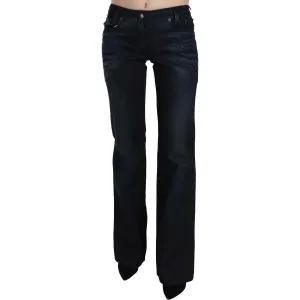 Just Cavalli Chic Mid Waist Straight Denim Pants