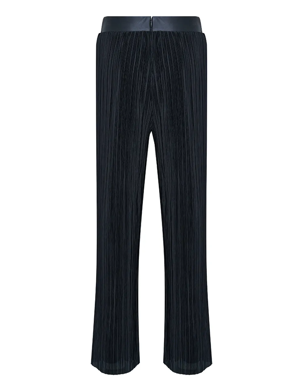 Knit Plise Plisse Wide Leg Pants