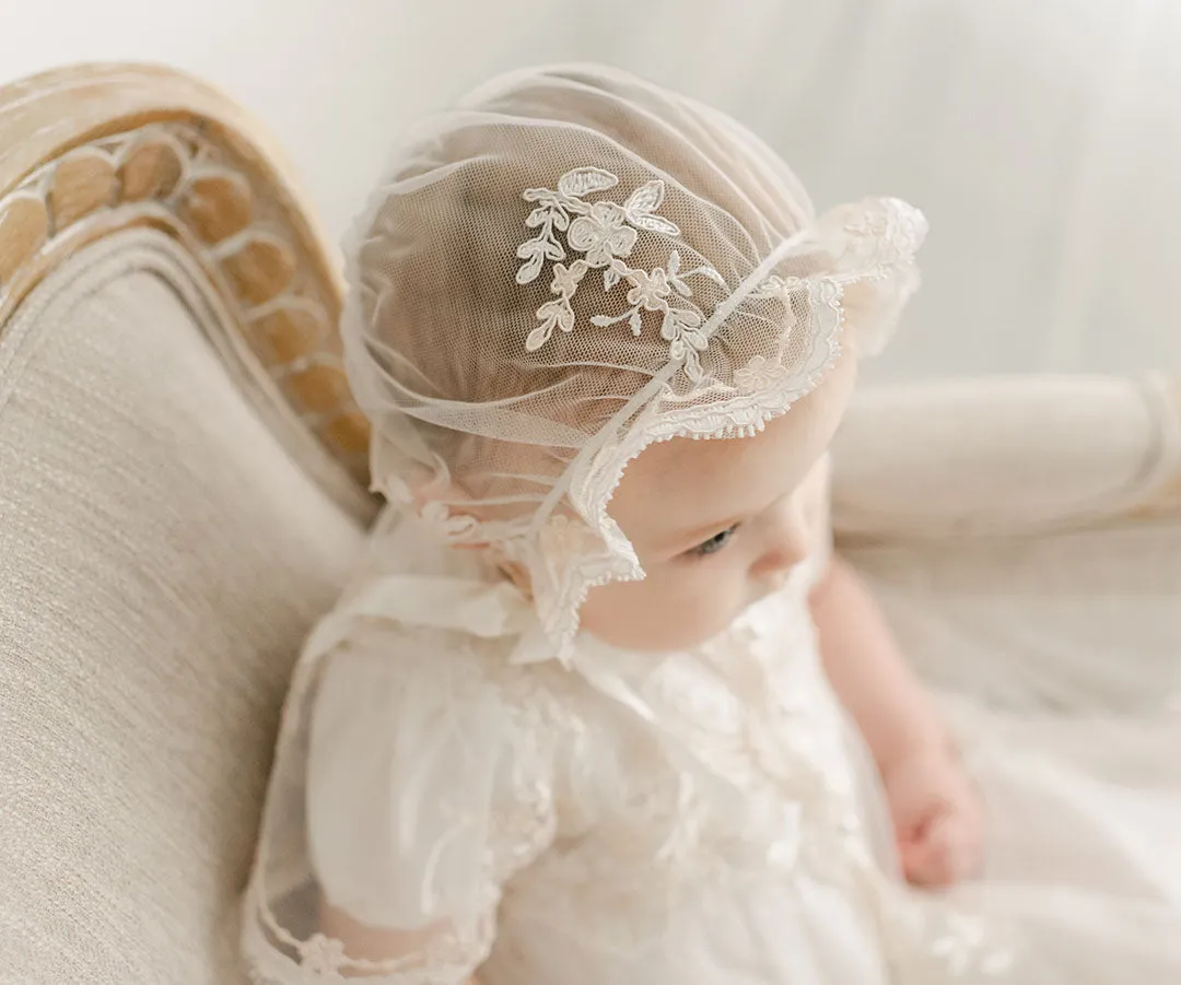 Kristina Christening Gown & Bonnet