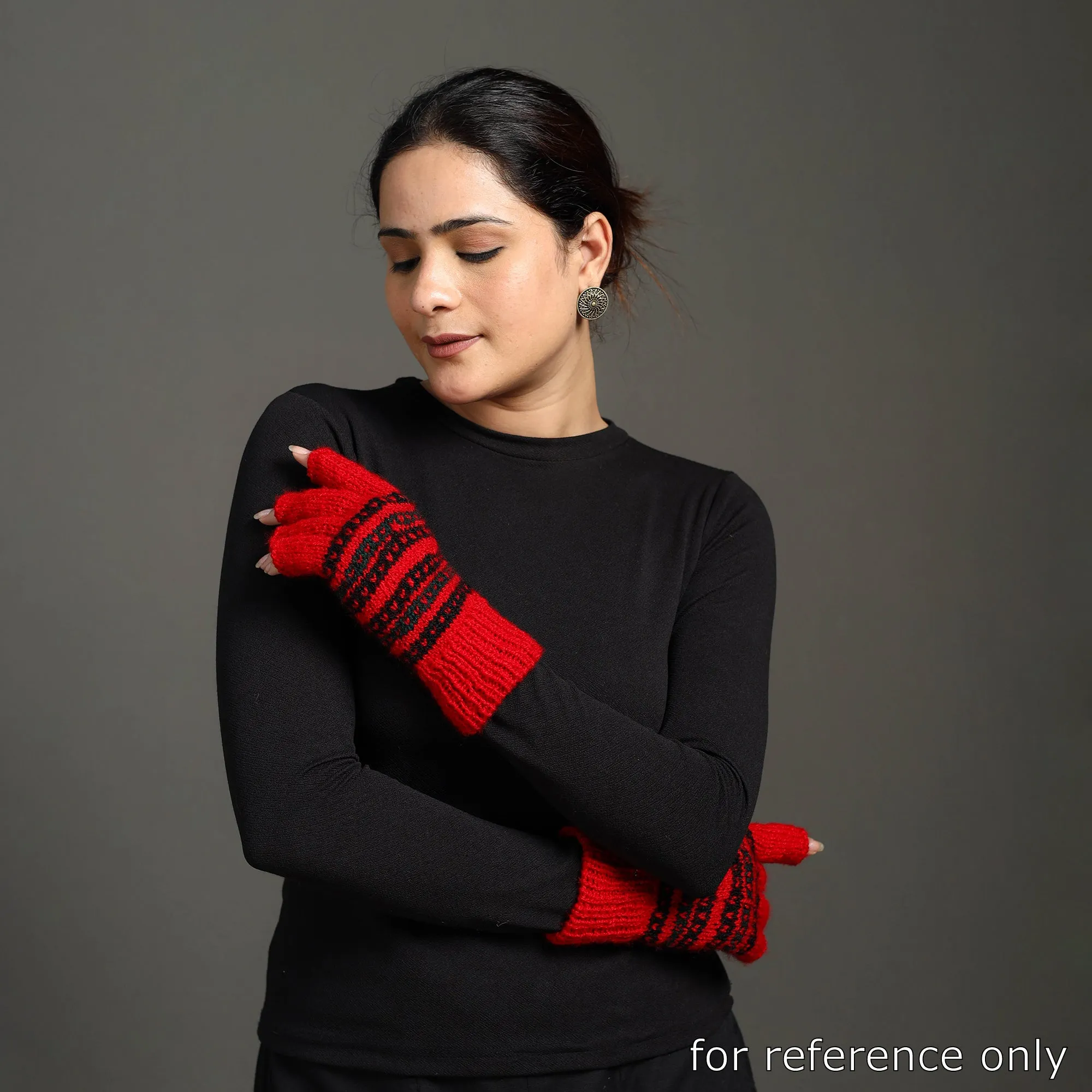 Kumaun Hand Knitted Woolen Gloves (Adult) 05