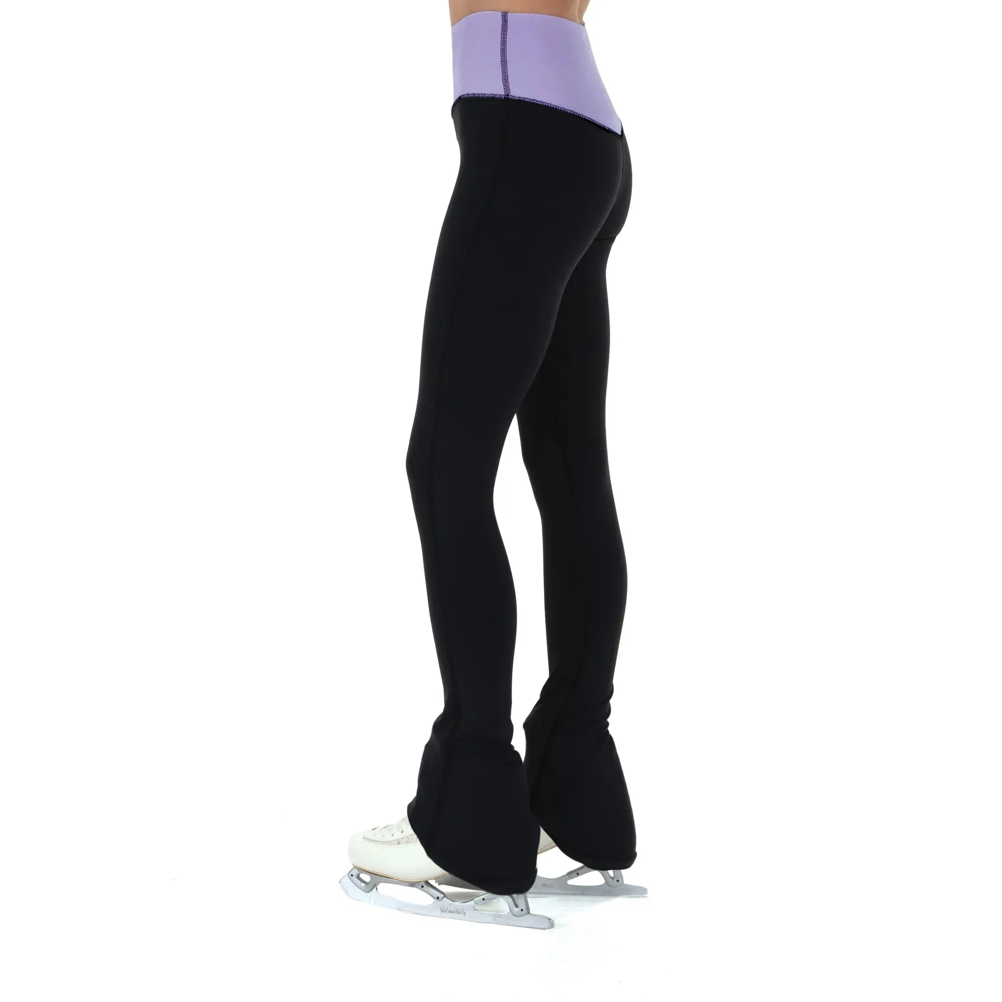 L24002 Competition Figure Skating Wide Waist Leggings