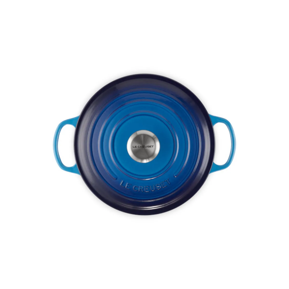 Le Creuset Signature Round Casserole Azure 24cm (4.2L)