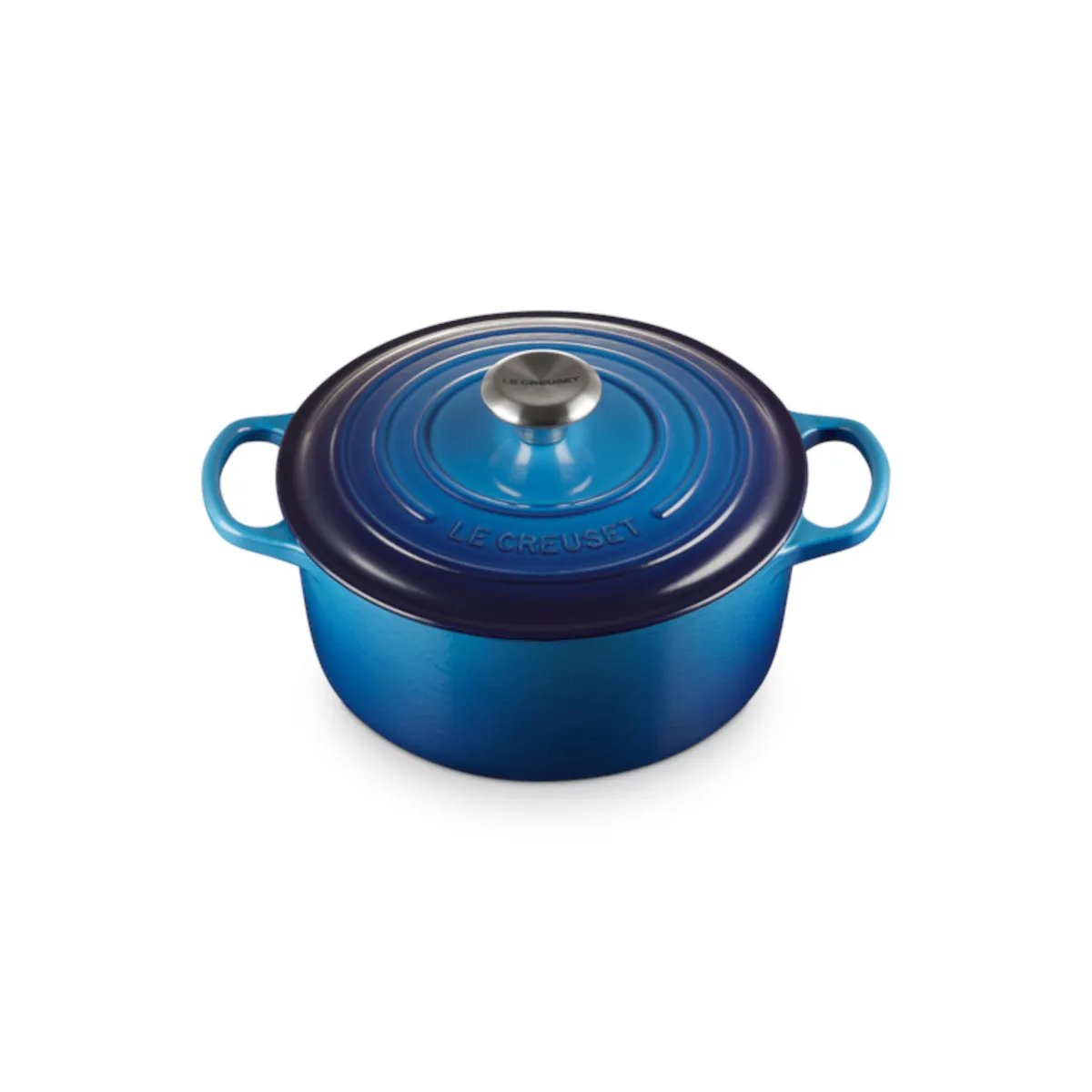 Le Creuset Signature Round Casserole Azure 24cm (4.2L)