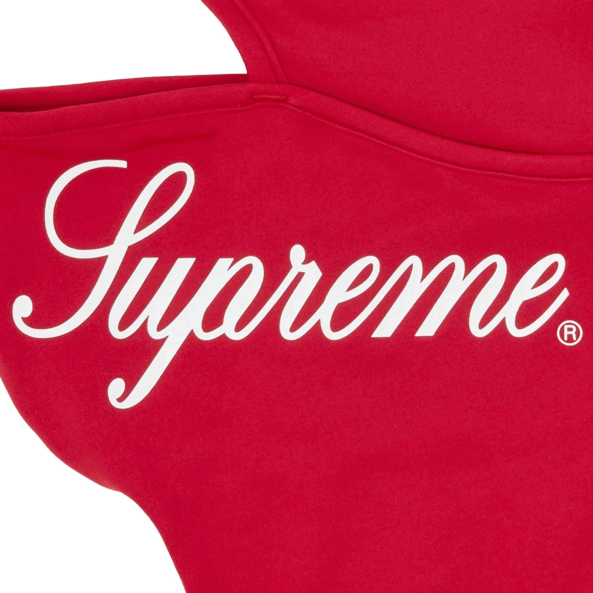 Lightweight balaclava Supreme Script, red