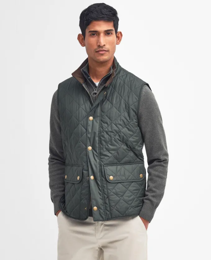 Lowerdale Quilted Gilet - Sage