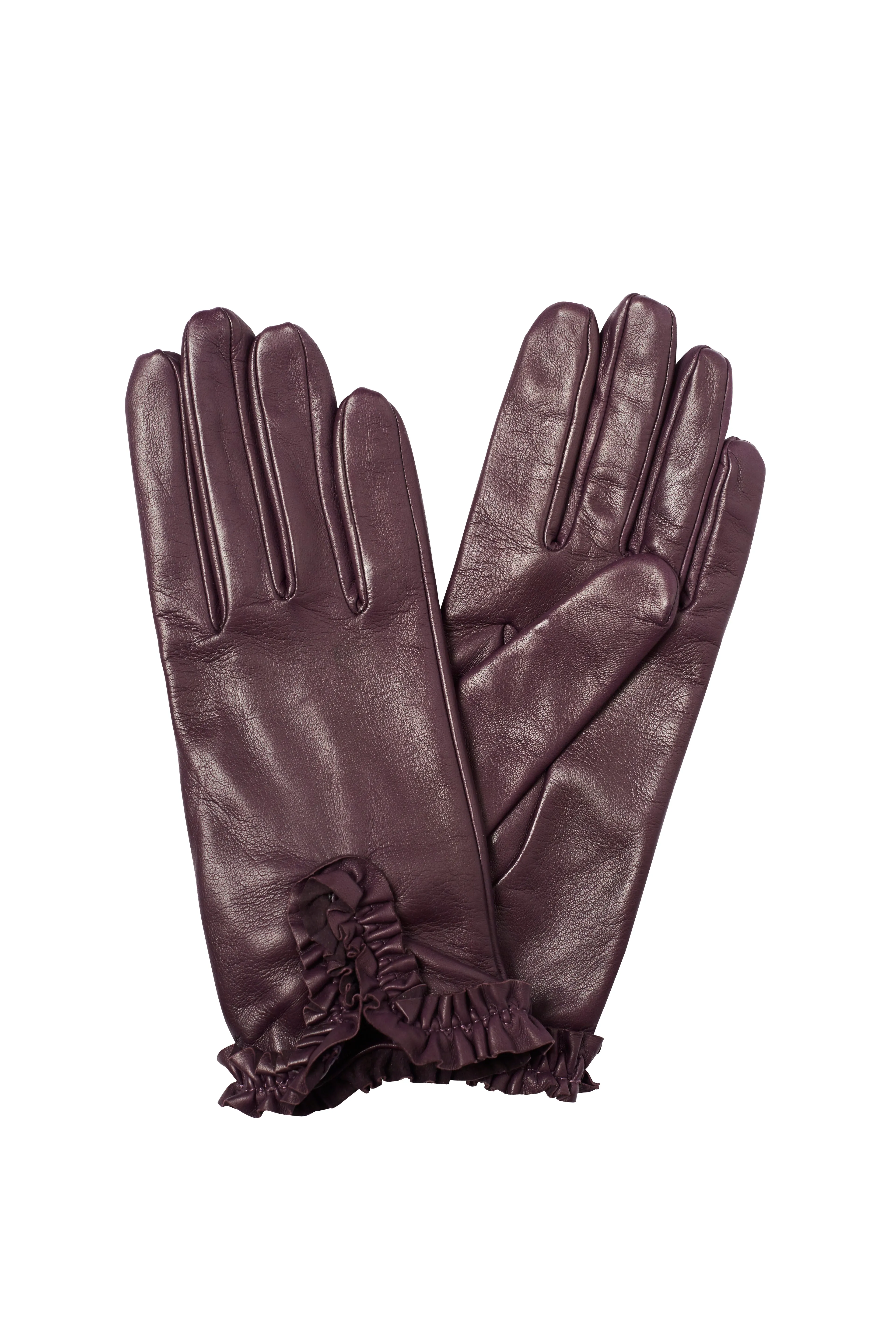 Maddie - Women's Silk Lined Leather Gloves