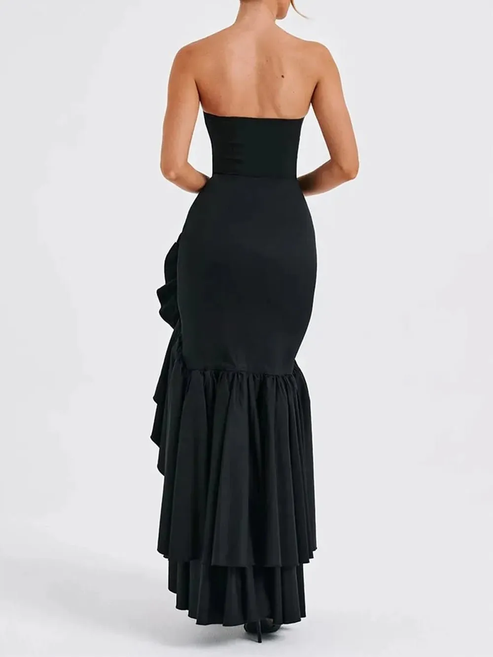 Michelle Off Shoulder Backless Bodycon Maxi Dress