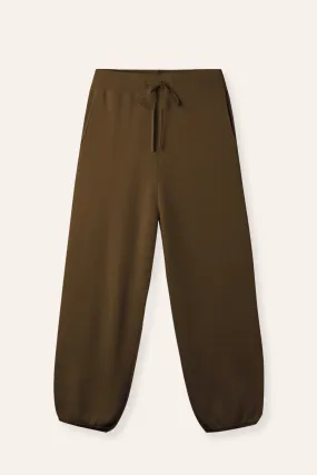 MILANO merino wool trackpants (Brown)