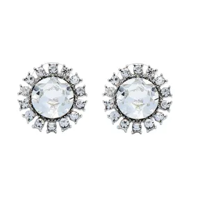 Mini Holly Golightly Faux Diamond Earrings Clip On