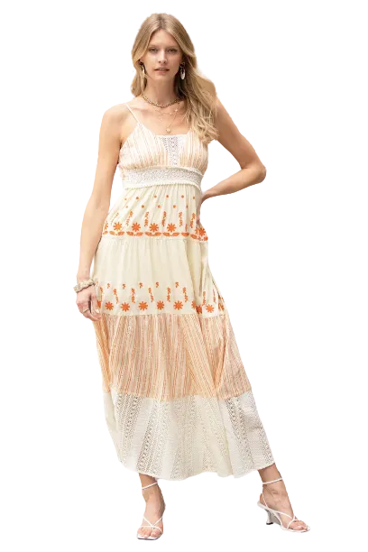 Miss Me Women's Sunkiss Tiered Dress