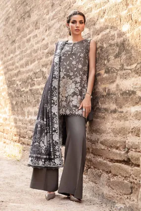 Mprints'24 - 3 Piece Unstitched Printed Linen Suit | MPT-2408-B