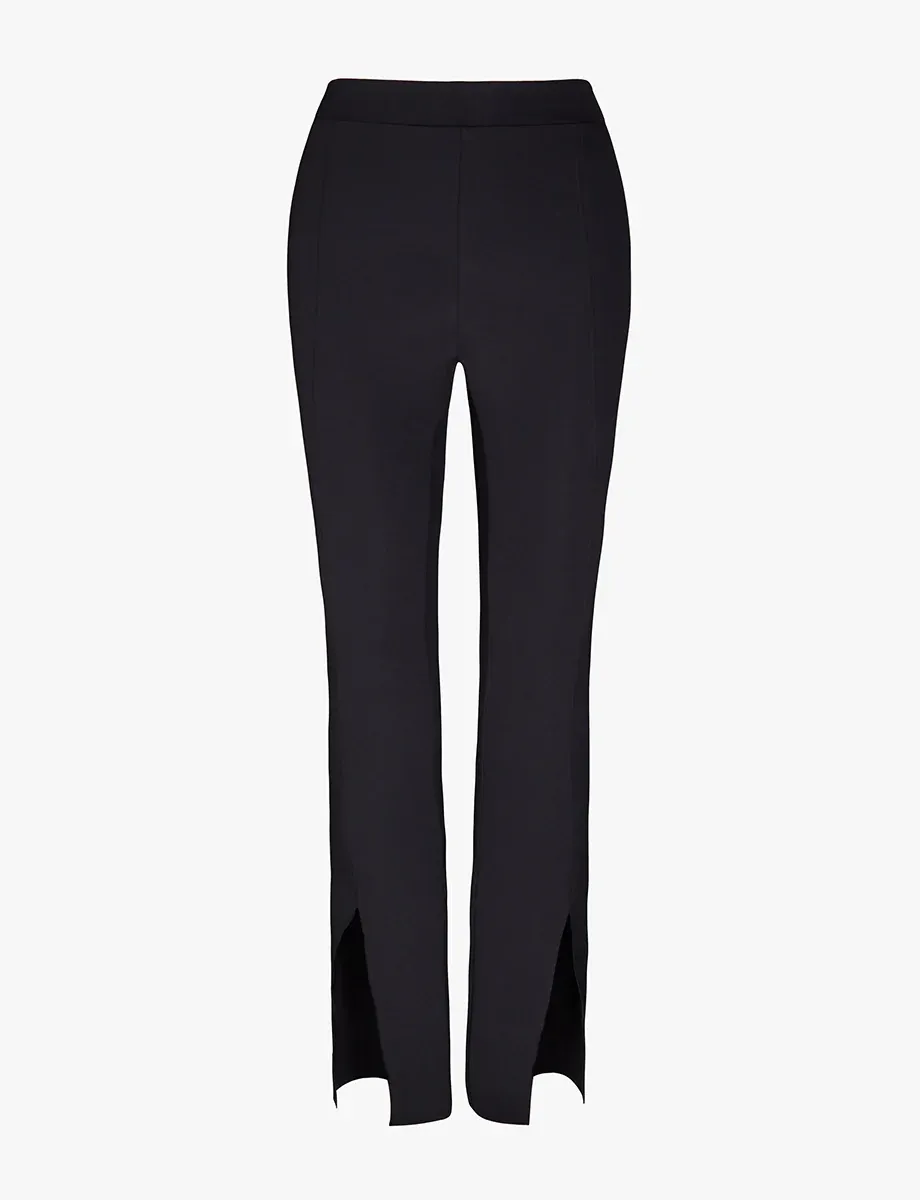 Neoprene Split-Front Pant | Black