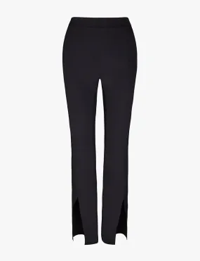 Neoprene Split-Front Pant | Black