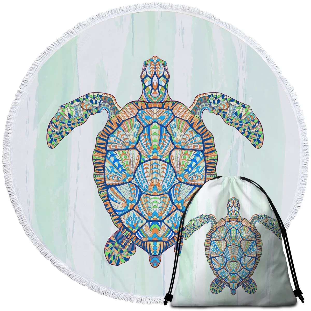 Ocean Turtle Towel   Backpack