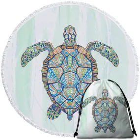 Ocean Turtle Towel   Backpack