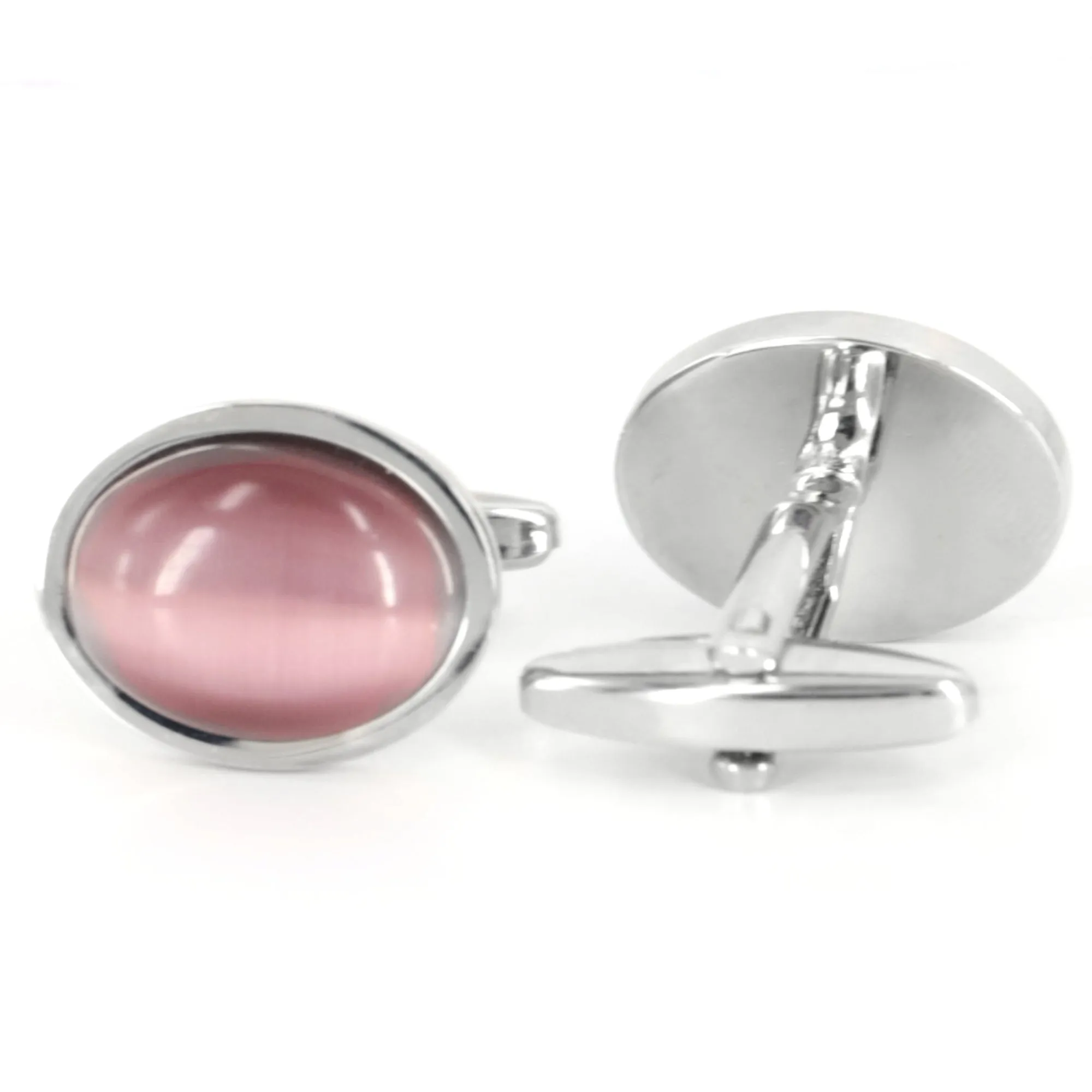 Oval Mauve fiber optic Cufflinks (Online Exclusive)