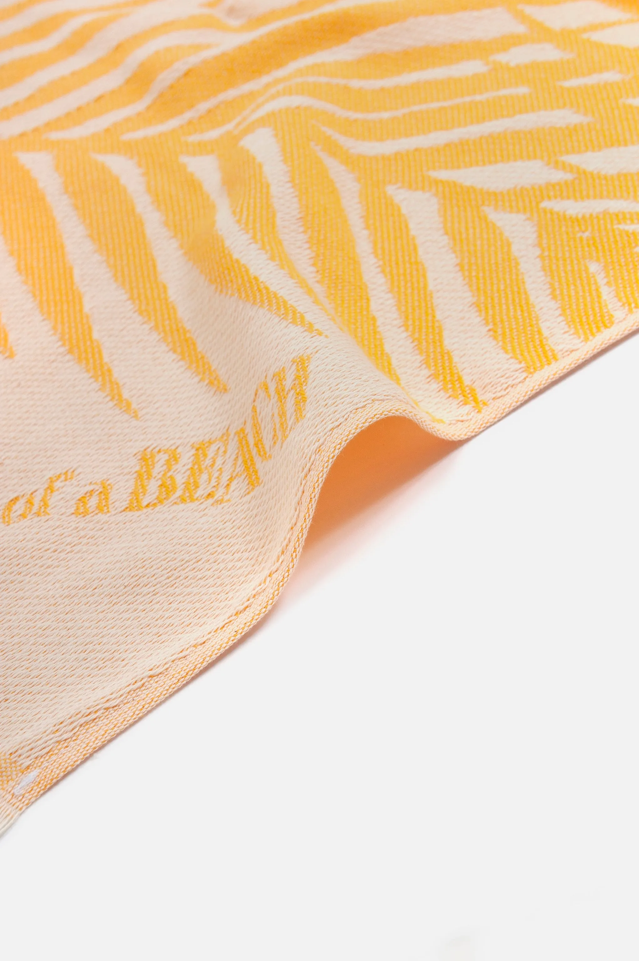 Palm Springs Super Yellow | Feather Beach Towel