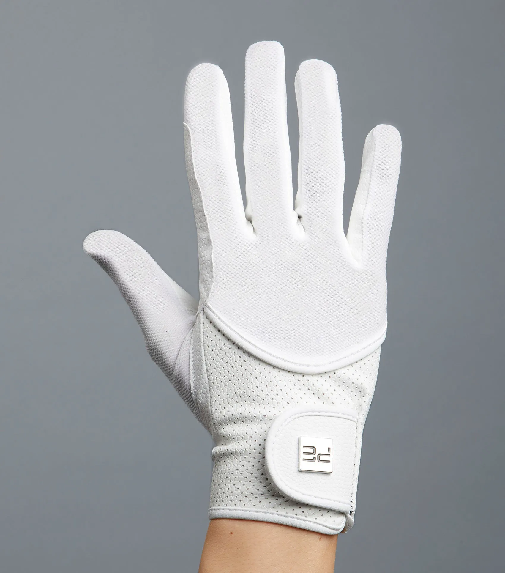 Presa Mesh Competition Riding Gloves White