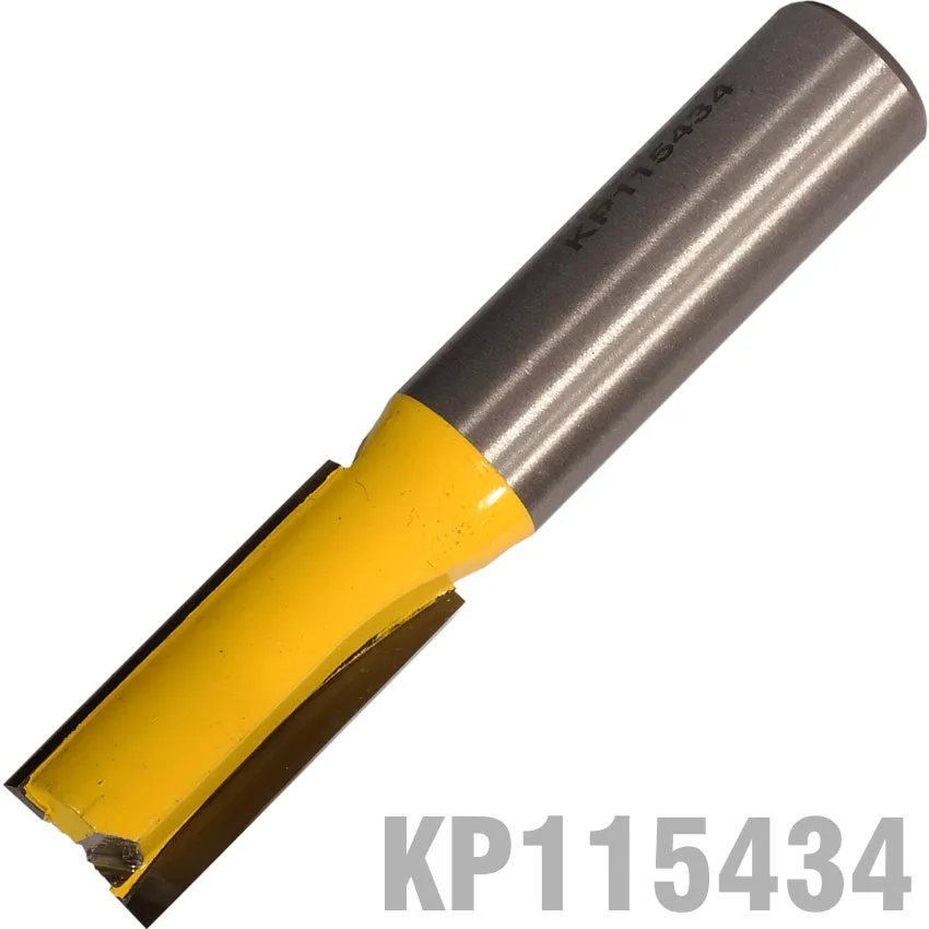 PRO-TECH STRAIGHT BIT 1/2'(12.7MM) X 1 1/4'(31.8MM) CUT 2 FLUTE WITH BOTTOM CUT KP115434