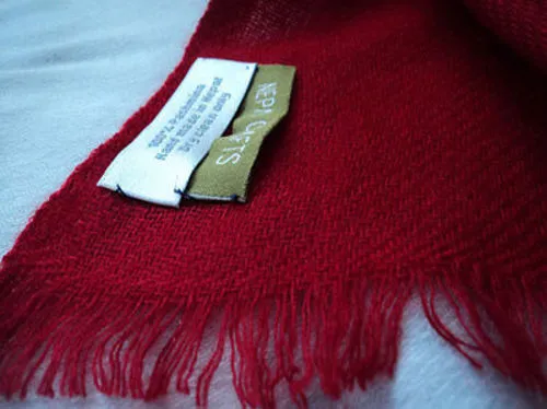 Pure Pashmina Shawl Monk Red