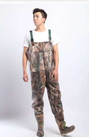 PVC Fishing & Hunting Lightweight Chest Waders-Size:40