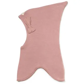 Racing Kids Top Balaclava Bow 2-layer Dusty Rose