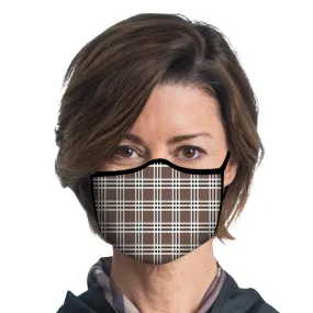 RainCaper Coco Plaid Reusable Fabric Face Mask