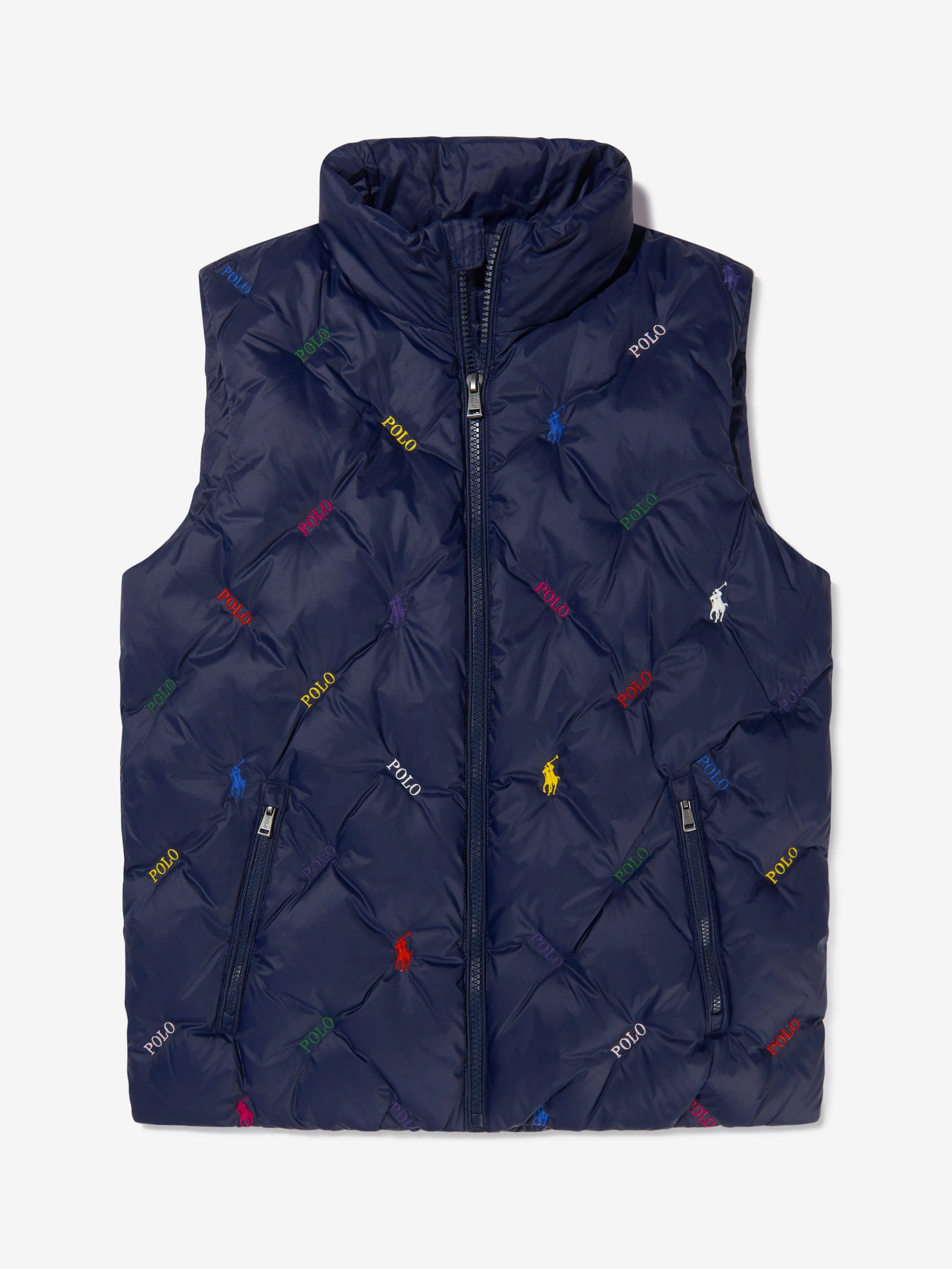 Ralph Lauren Girls Padded Polo Gilet