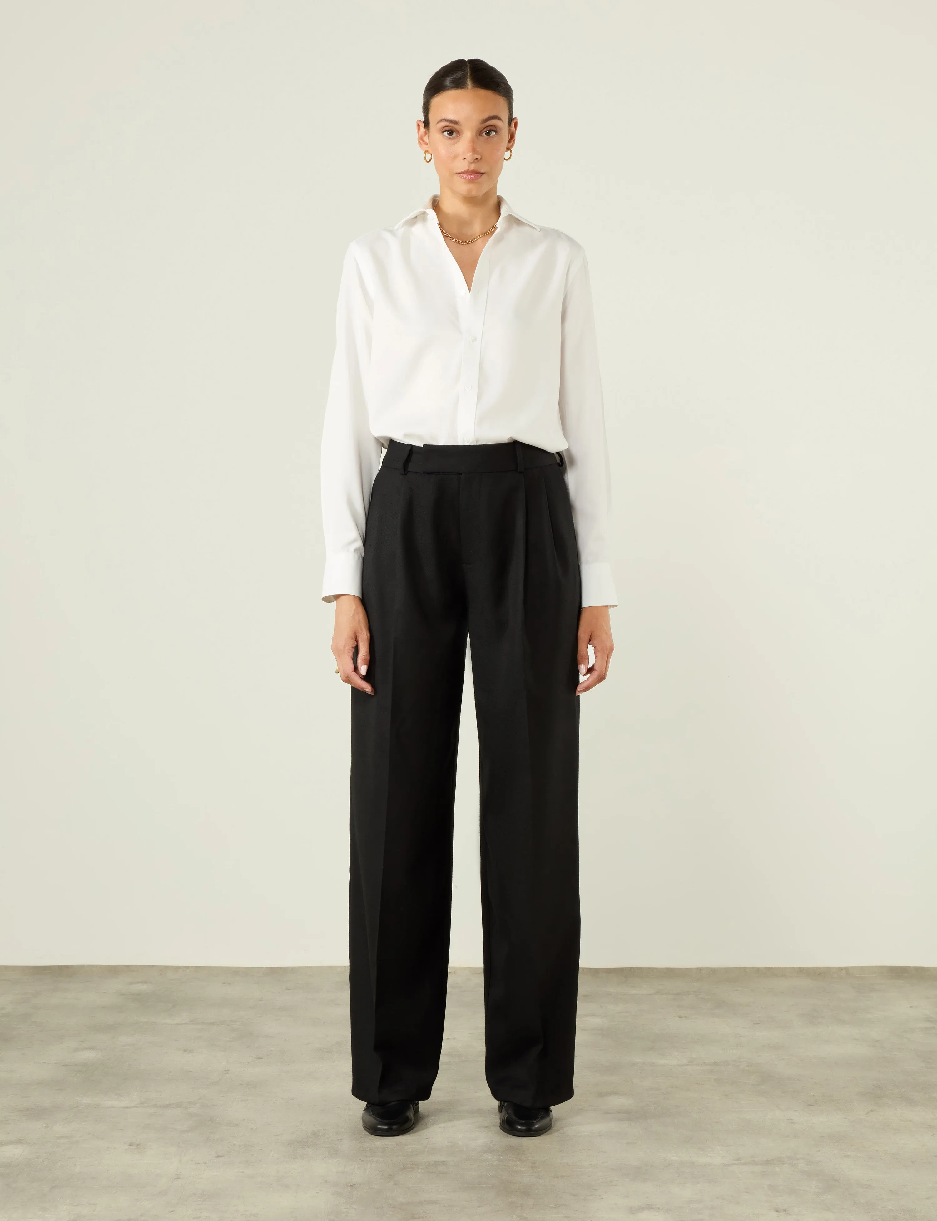 Rampling Trouser: Wool, Black