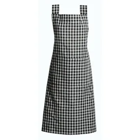 RANS Gingham Black Apron