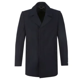 Remus Uomo Lochlan Overcoat in Navy